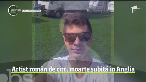 Un acrobat român a murit la numai 21 de ani, la circul din Marea Britanie, unde lucra, iar motivul nu este deocamdată cunoscut