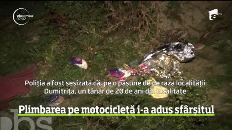O plimbare cu motocicleta s-a încheiat tragic pentru un tânăr din Bistriţa-Năsăud