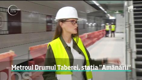 Încă o amânare pentru metroul Drumul Taberei! De 4 ani, oficialii tot promit că vor deschide circulaţia, dar până şi ei au pierdut şirul promisiunilor