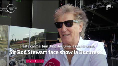 Sir Rod Stewart face show la București