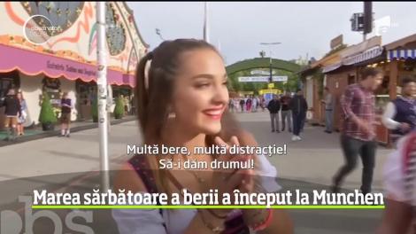 La Munchen a început cel mai mare şi mai vestit festival al berii, Oktoberfest