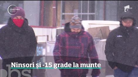 Valul de aer polar a ajuns în România