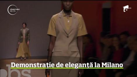 Săptămâna modei italiene de la Milano a adus în centrul atenţiei alte două branduri renumite