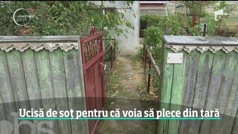 O femeie din Iași a fost ucisă de soț pentru că voia să plece din țară