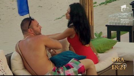 Gabi și ispita Eugenia se complimentează reciproc, fără perdea: ”Dacă mă îndrăgostesc de tine?! Până acum nu m-am gândit”