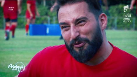 Florin Ristei şi Ontzy s-au antrenat cu echipa de rugby a Stelei! "Mi-a sărit umărul din cot!"