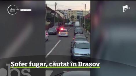 Străzile din Braşov scena unei urmăriri ca în filme