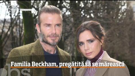 Presa le anunţa divorţul, dar adevărul este cu totul altul! Familia Beckham se VA MĂRI?!