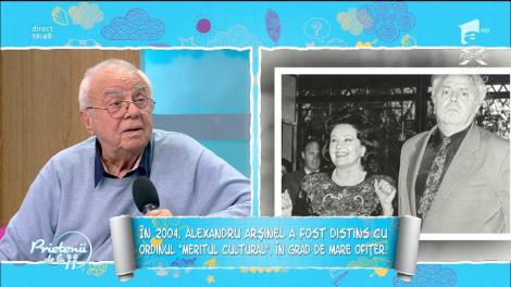 Alexandru Arşinel, împovărat de tristeţe: "Chiar astăzi am trecut printr-o emoţie, vin de la spital"