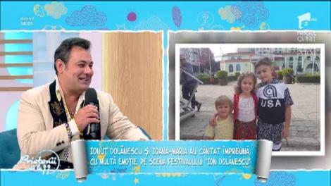 Ionuţ Dolănescu şi fiica lui, Ioana-Maria, au cântat pe scena Festivalului "Ion Dolănescu"