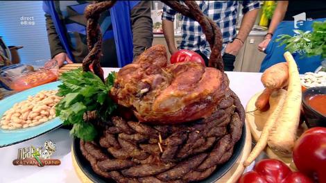 Reţeta zilei! Vlăduţ prepară "Fasole cu ciolan neafumat"