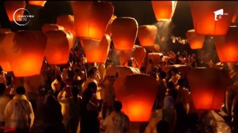 Imagini desprinse parcă din filmele de la Hollywood în statele din Asia care respectă tradiţiile calendarului chinezesc