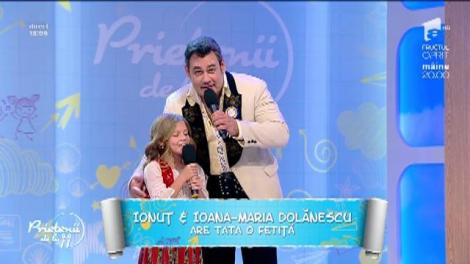 Ioana-Maria şi Ionuţ Dolănescu c&acirc;ntă melodia "Are tata o fetiţă"