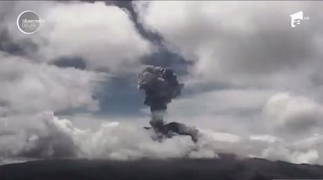 Stare de alertă în Mexic. Vulcanul Popocatepetl, aflat la doar 70 de kilometri de capitala Mexico City, a erupt din nou