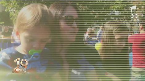 Ilie Năstase, demonstraţie la bârnă alături de Nadia Comăneci