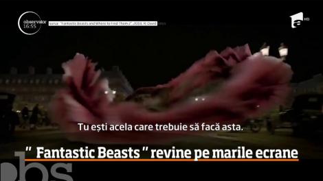 "Fantastic Beasts" revine pe marile ecrane