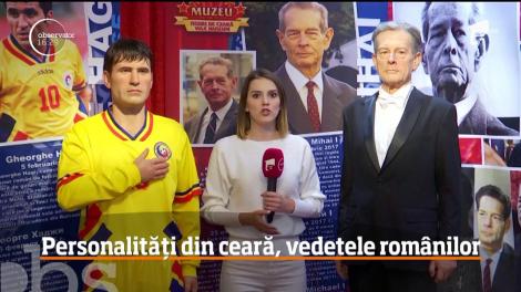 Replica în ceară a Regelui Mihai poate fi admirată de oricine într-un mall din Timişoara