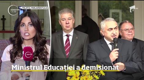 Ministrul Educaţiei Valentin Popa a demisionat