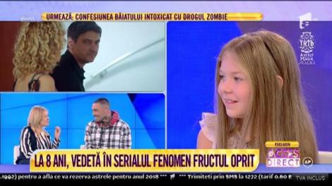 Maria Nicole, cea mai tânără actriță din ”Fructul oprit”, a rupt tăcerea! A dezvăluit secrete din culisele serialului"Cel mai greu este când..."