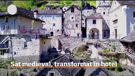 Un sat medieval din Elveţia va fi transformat într-un mare hotel