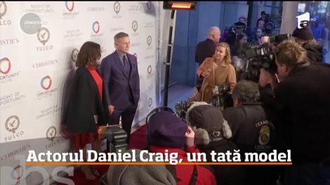 Actorul Daniel Craig, un tată model