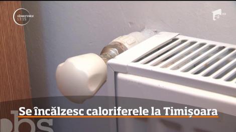Temperaturile scăzute din ultimele zile i-au făcut pe timișoreni să pornească căldura în case