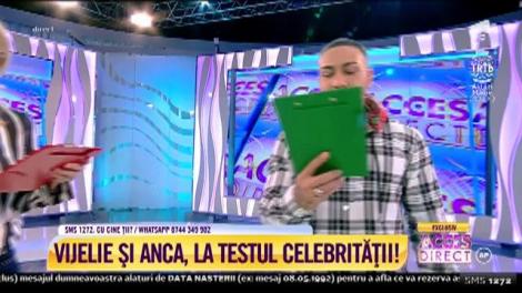 Cea mai tare provocare pentru Anca Neacșu şi Vali Vijelie! Cei doi artiști dau testul celebrității