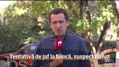 Un individ înarmat cu un cuţit a încercat să jefuiască o filială a unei importante bănci din Capitală