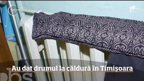 Timișorenii au dat drumul la căldură în calorifere