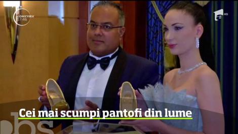 Cea mai scumpă pereche de pantofi din lume a fost scoasă la vânzare cu 17 milioane de dolari în Dubai!