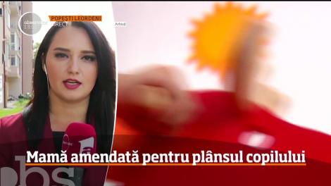 O mamă din Popeşti Leordeni, amendată pentru că băieţelul ei de doi ani plângea în miezul nopţii!