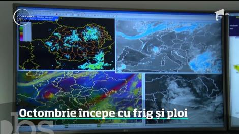 Luna octombrie vine cu schimbări dramatice ale vremii! Anunțul făcut de meteorologi! Zonele în care temperaturile scad drastic și se vor semnala ploi