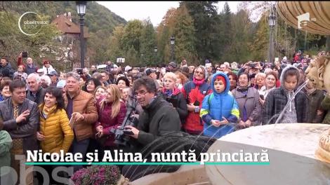 Nuntă regală în Sinaia. Nepotul Regelui Mihai s-a cununat în aplauzele mulţimii, dar fără Familia Regală alături