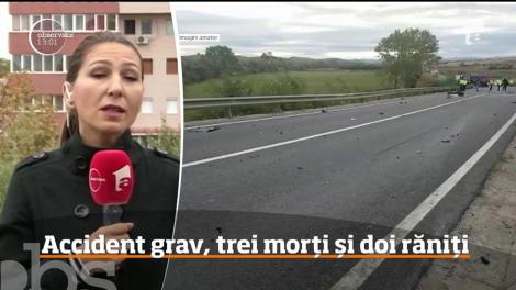 Accident cumplit produs la intrarea în oraşul Hued. Trei oameni şi-au pierdut viaţa