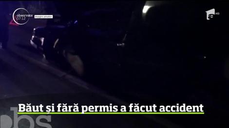 Băut și fără permis a accidentat patru oameni
