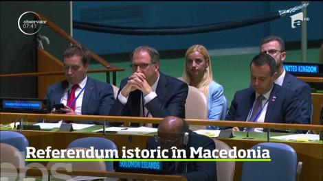 Referendum istoric în Macedonia