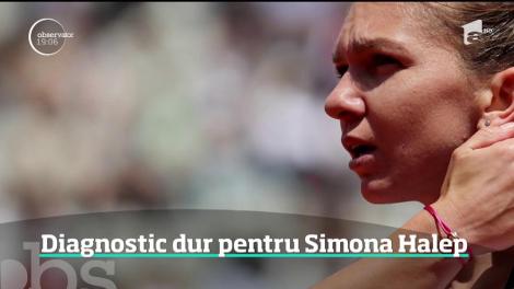 Simona Halep a fost diagnosticată cu hernie de disc