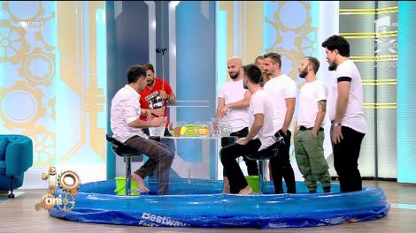 "Water war". Ristei făcut fleașcă în studioul de la „Neatza”: Baie în direct pentru fostul câștigător X Factor!