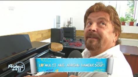 ”Chefuiesc prin muncă!” La mulți ani, Adrian Daminescu! Ce surpriză a primit compozitorul de ziua lui