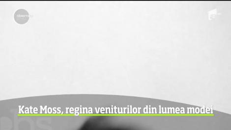 Kate Moss este din nou supermodelul cel mai bine plătit din Marea Britanie