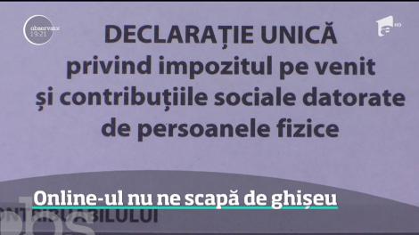 ANAF se laudă cu o platformă online pentru românii care trebuie să plătească taxe şi impozite. Dar drumul spre modernizare trece tot pe la ghişeu