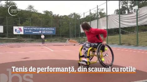 CURAJ și voință de fier! Cristina Deac joacă tenis de performanţă, deşi se află într-un scaun cu rotile