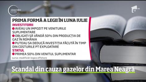 Scandal din cauza gazelor din Marea Neagră