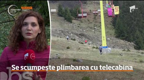 Plimbările cu telecabina din Poiana Braşov se SCUMPESC! La cât vor ajunge tarifele