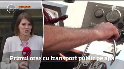 Timișoara marchează o PREMIERĂ în România! Devine primul oraş cu transport public pe apă. Când vor avea loc primele curse