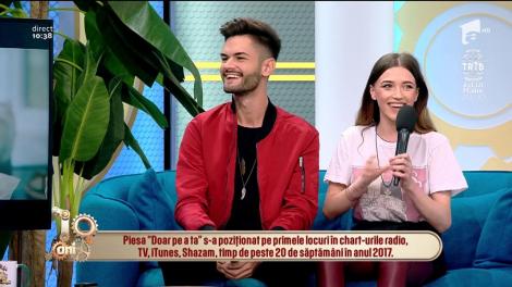 Piesa "În palma ta", o continuare a hitului "Doar pe a ta": "Merge foarte bine pe Youtube"