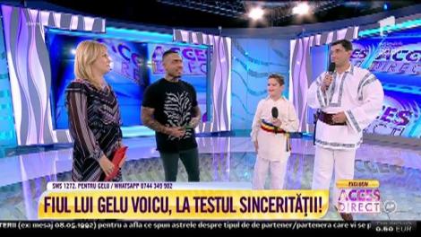 Fiul lui Gelu Voicu, la testul sincerităţii! Tudor, despe ce secrete are tatăl lui