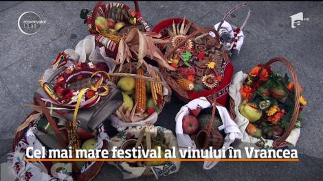 S-a dat startul celui mai aşteptat festival al vinului în Vrancea, la Focşani