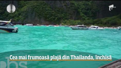 Cea mai frumoasă plajă din Thailanda, închisă