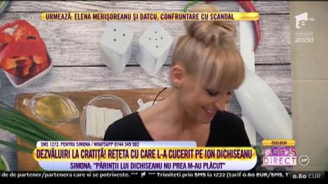 Simona Dichiseanu, lecţie de gătit, presărată cu dezvăluiri nemaiauzite! "La început, îmi era rușine de Dichiseanu"